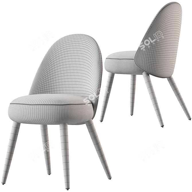 Modern Identities Chair: Elegant Design 3D model image 3