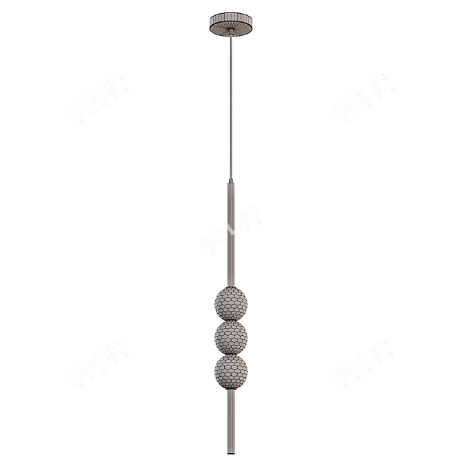 Sleek JILLIAN Pendant Light 3D model image 4