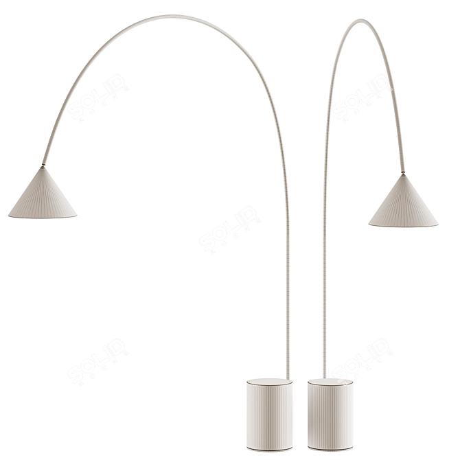 OZZ Floor Lamp | Light & Stone 3D model image 3