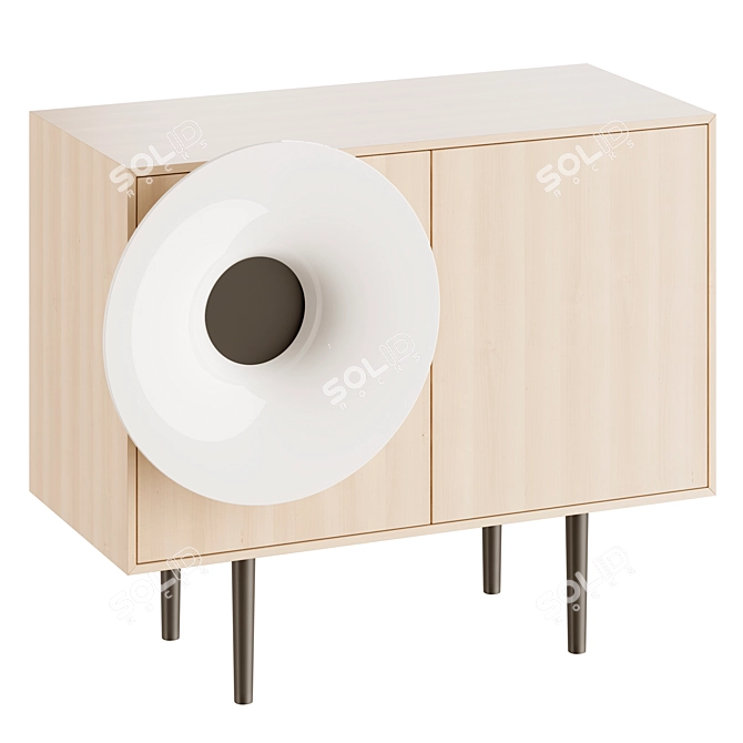 Elegant Miniforms CARUSO Sideboard 3D model image 5