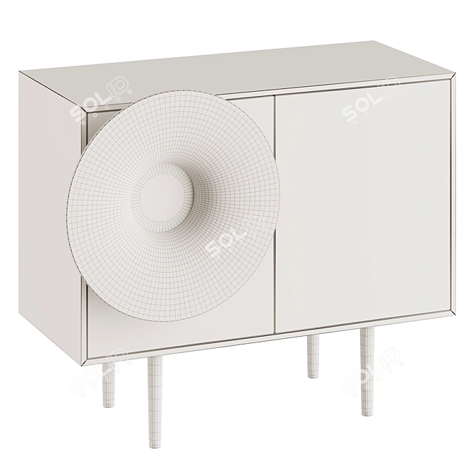 Elegant Miniforms CARUSO Sideboard 3D model image 6