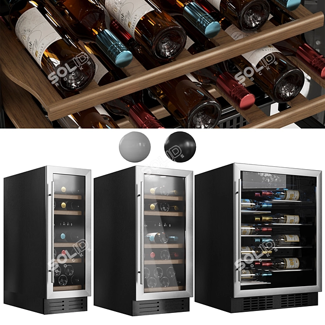 Dunavox Wine Coolers Set 3D model image 2