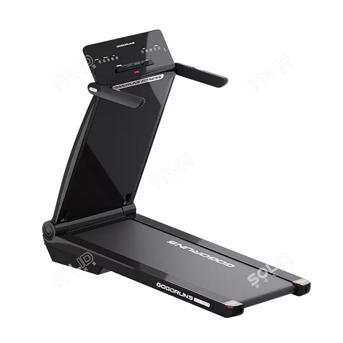 Foldable Smart Treadmill, 3 Colors 3D model image 2