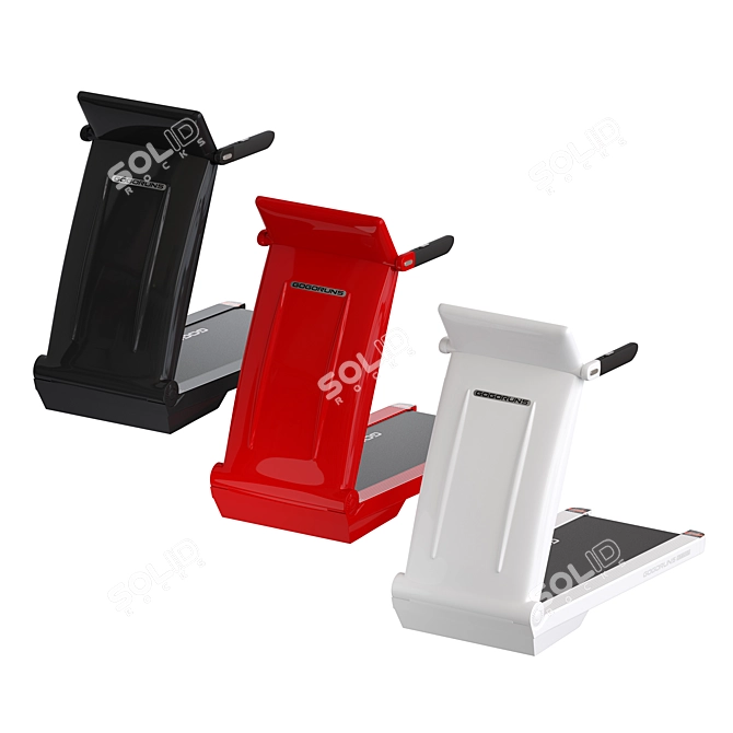 Foldable Smart Treadmill, 3 Colors 3D model image 6