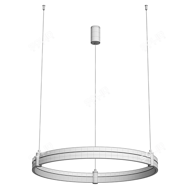 Modern LED Pendant Light Mercury A2184SP-1BK 3D model image 3