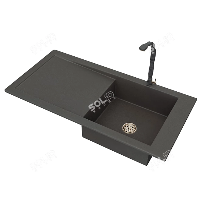 Modern 3D Sink Model 26360 3D model image 1