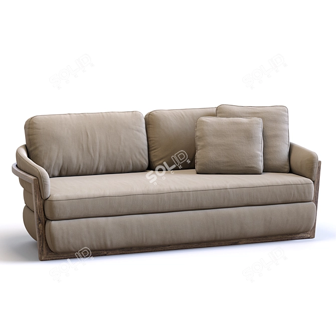 Modern Porada Sofa Arena 2013 3D model image 6