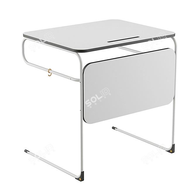  Ideal School Desk | Парта 3D model image 1