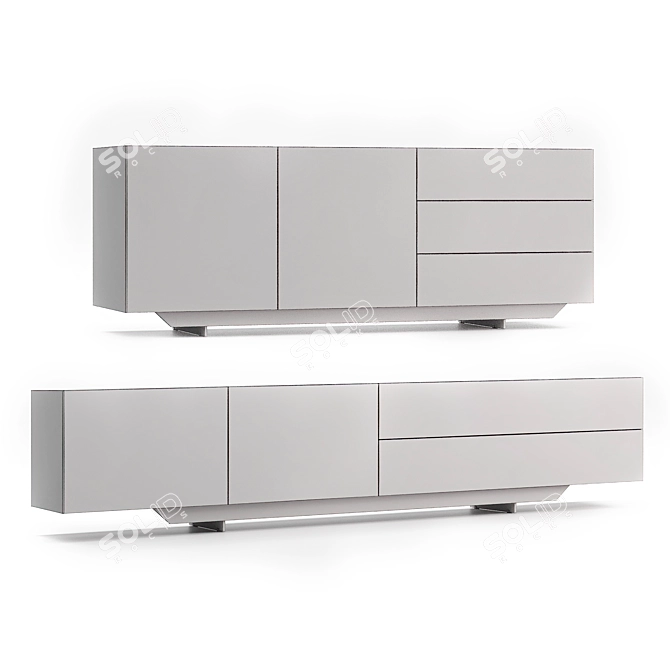 Pandora Poliform Chest Collection 3D model image 4