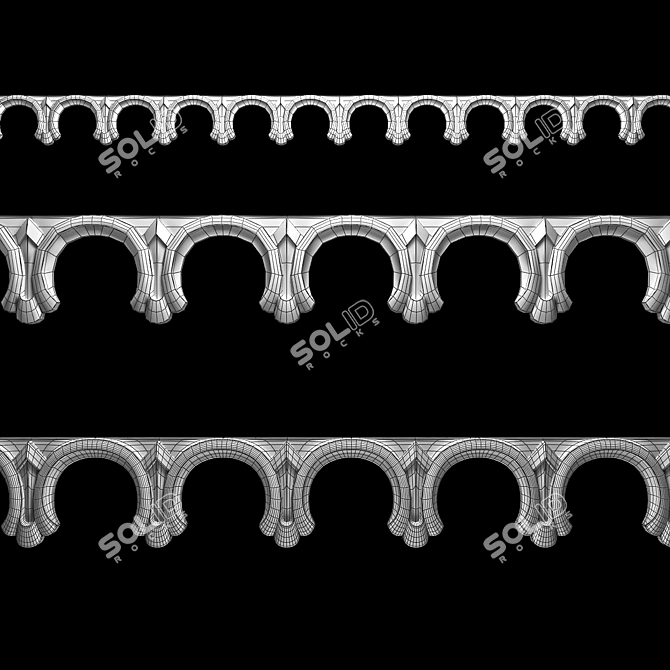 CNC Wood Cutting Design File 3D model image 2