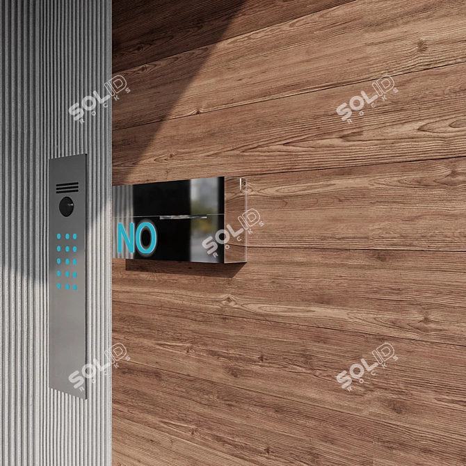 Contemporary Entryway Kit - No1 3D model image 4