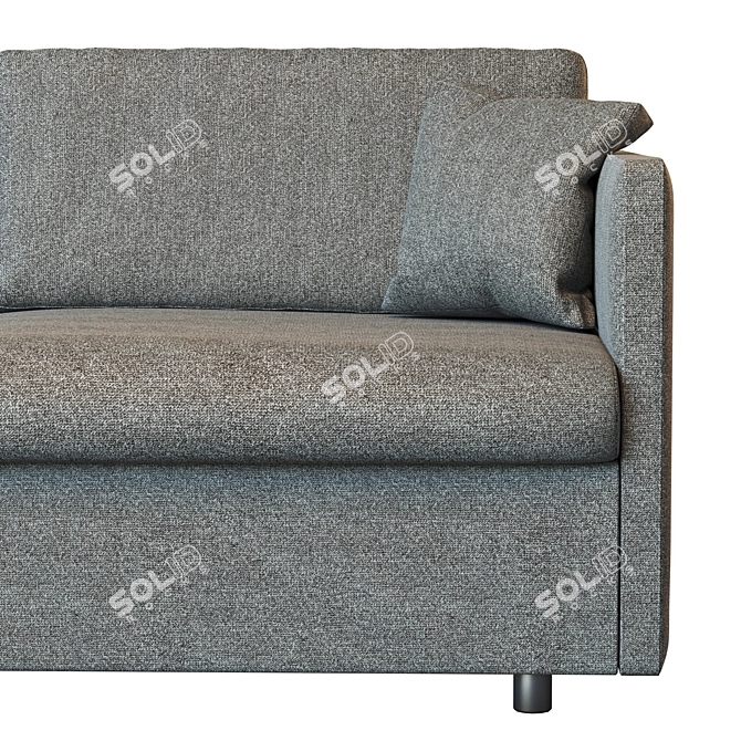 Convertible Sectional Sofa Bed by BODEMA 3D model image 3