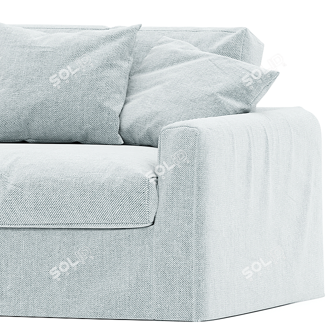 Cozy Devyn Sofa, Modern Design 3D model image 3