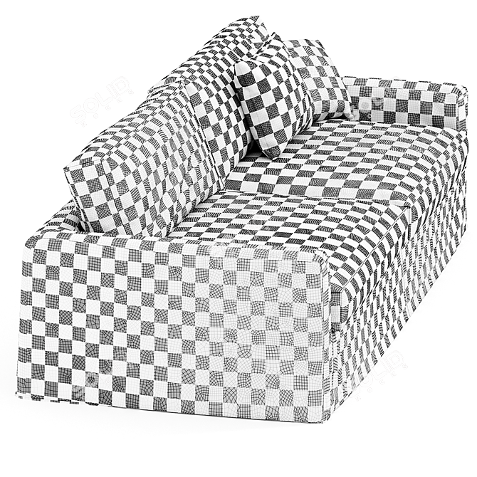 Cozy Devyn Sofa, Modern Design 3D model image 4