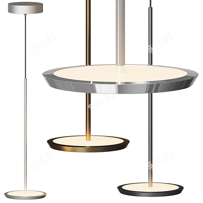 Modern LED Mini Pendant Light 3D model image 2