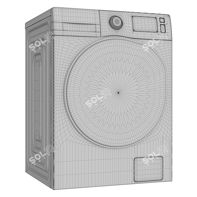 Samsung Combo Washer Dryer - WD80J5410AW 3D model image 2