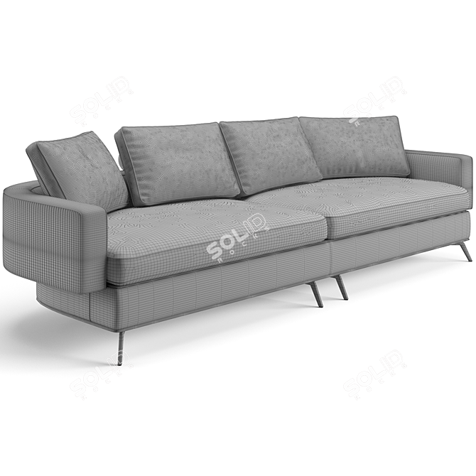 Luxury Visionnaire Rhapsody Sofa 3D model image 3