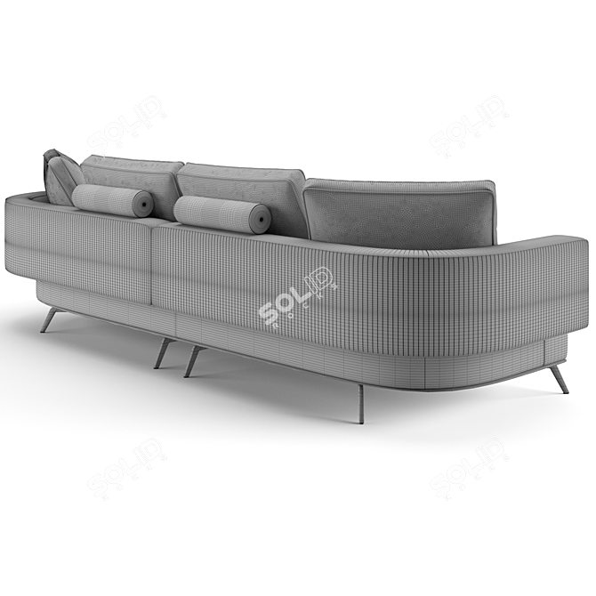 Luxury Visionnaire Rhapsody Sofa 3D model image 5