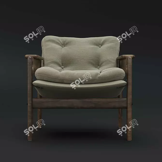 Renata Chair 2017 Sergio Rodrigues 3D model image 2