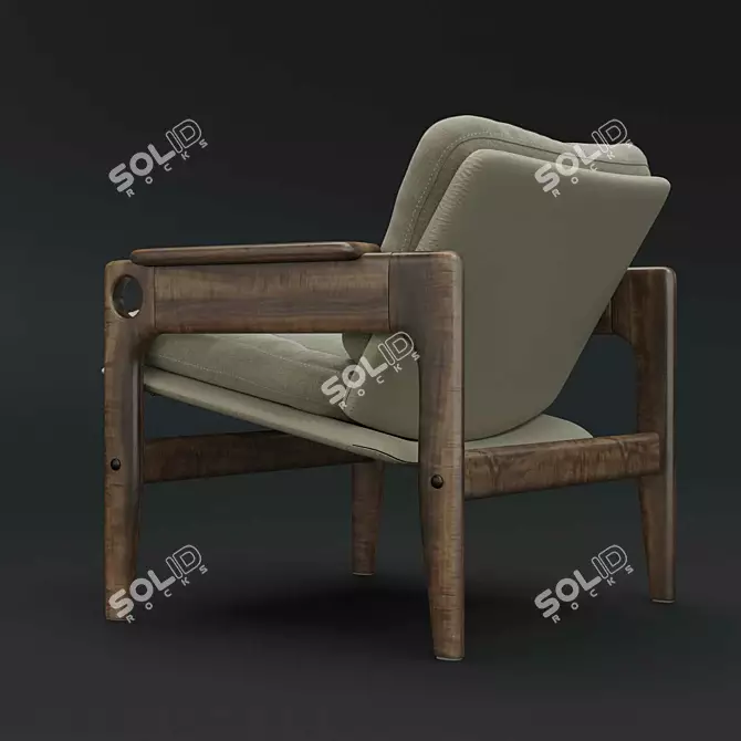 Renata Chair 2017 Sergio Rodrigues 3D model image 3