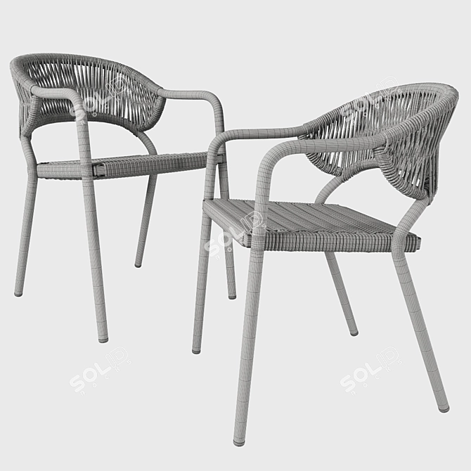 ErgoFly Chair - 3D Model 3D model image 5