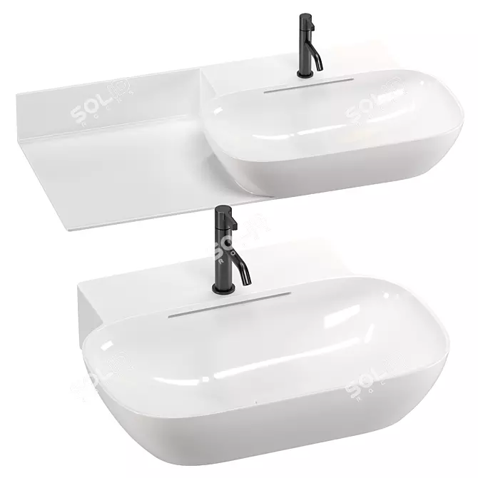 Laufen INO Washbasin Collection 3D model image 4