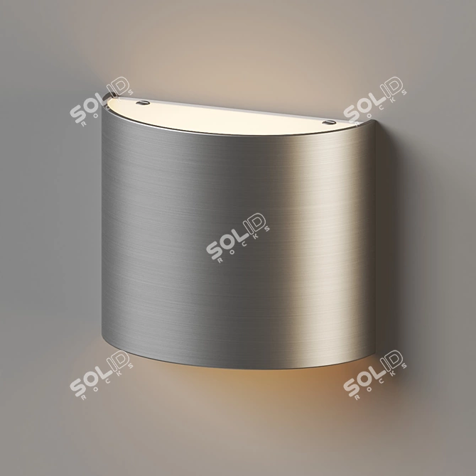 Elegant LED Wall Sconce Fixture 3D model image 2