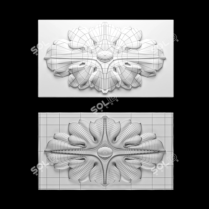 CNC Ready Wood Cutting Model 3D model image 2