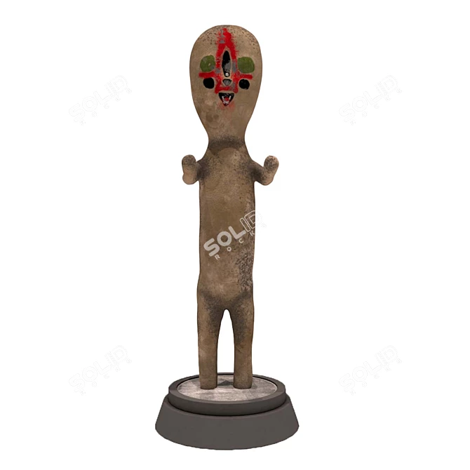 SCP-173 Sculpture Figure Collectible 3D model image 1