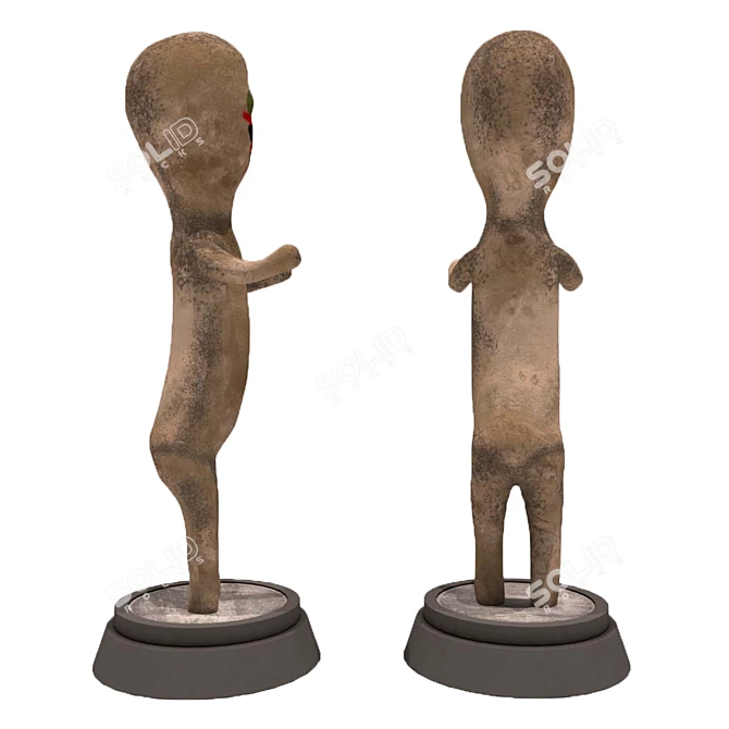 SCP-173 Sculpture Figure Collectible 3D model image 2