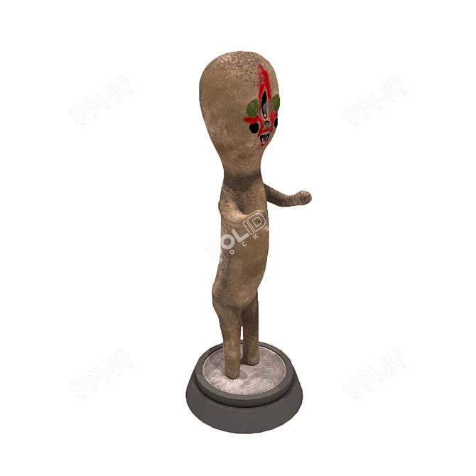 SCP-173 Sculpture Figure Collectible 3D model image 3