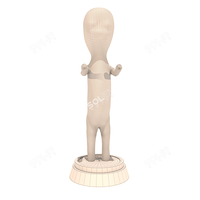 SCP-173 Sculpture Figure Collectible 3D model image 5