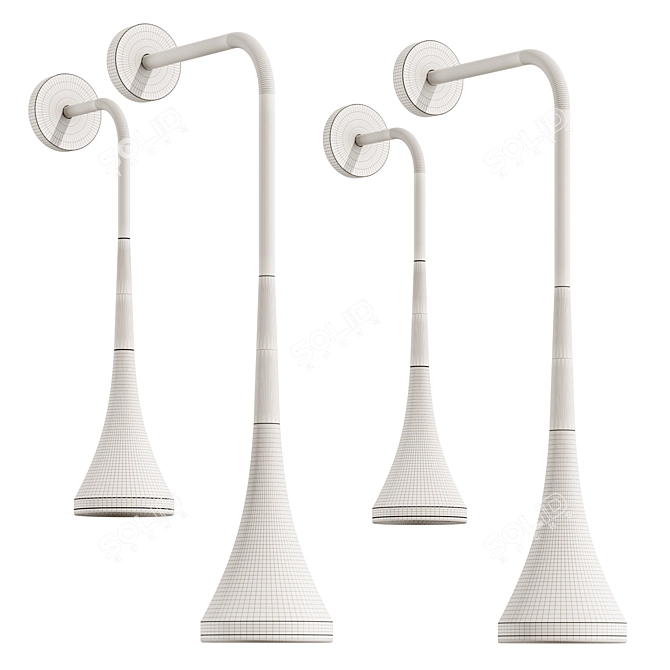 Bell Wall Sconce | Classic Warm Illumination 3D model image 3