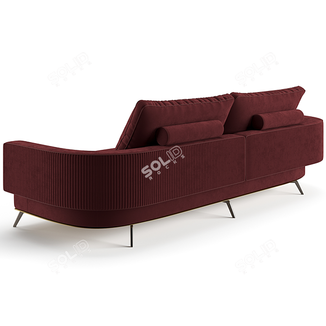 Luxury Visionnaire Rhapsody Sofa - 263cm 3D model image 3