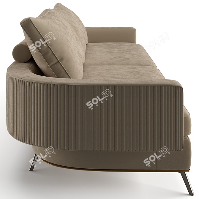 Luxury Visionnaire Rhapsody Sofa - 263cm 3D model image 7