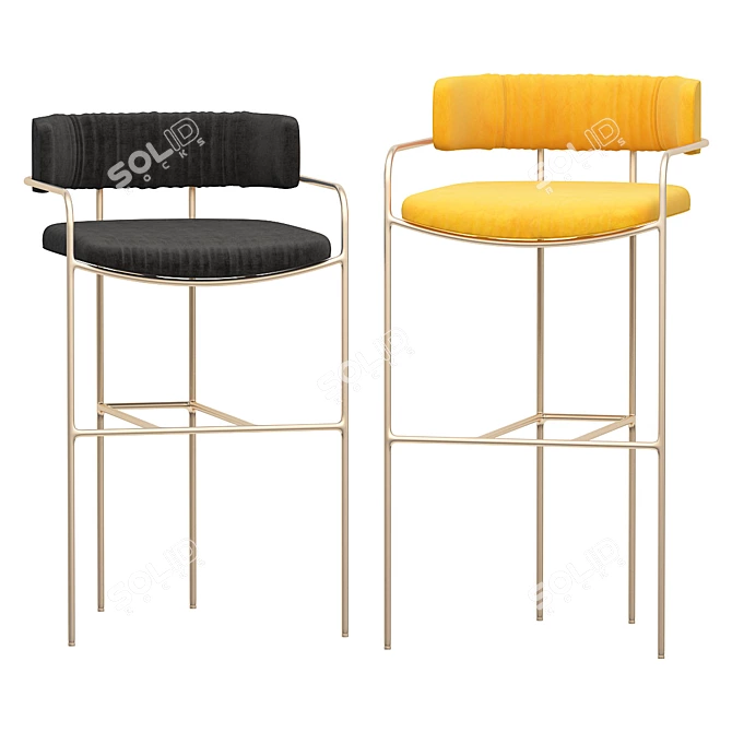 Modern Barn Style REUS Bar 3D model image 1