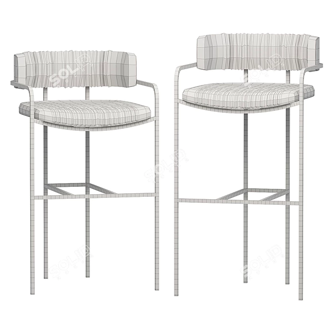 Modern Barn Style REUS Bar 3D model image 2