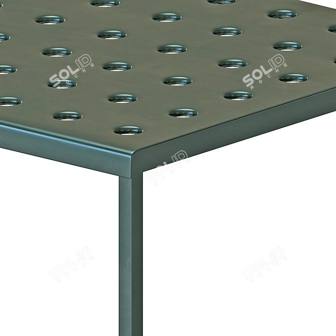 Modern Balcony Dining Set 3D model image 4