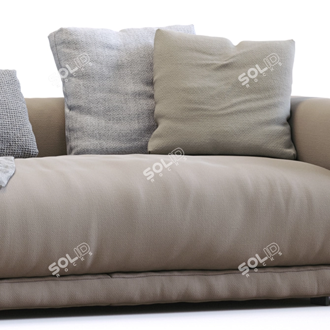 Modern Modular Cor Sofa Set 3D model image 4