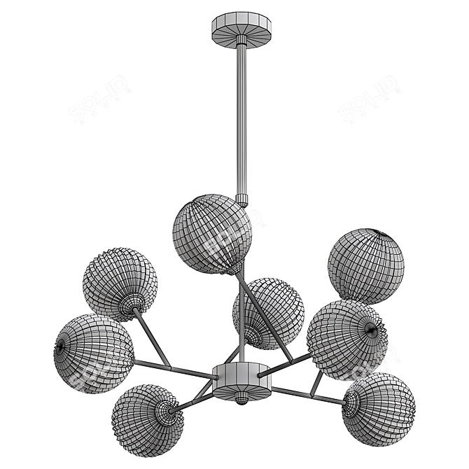 Modern Max Model Lighting Fixture 3D model image 2