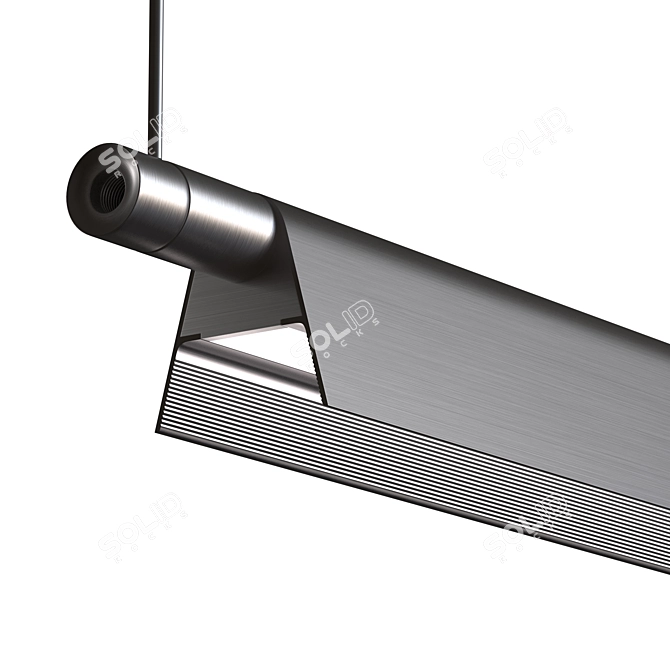 Elegant LED Suspended Lamp 3D model image 3