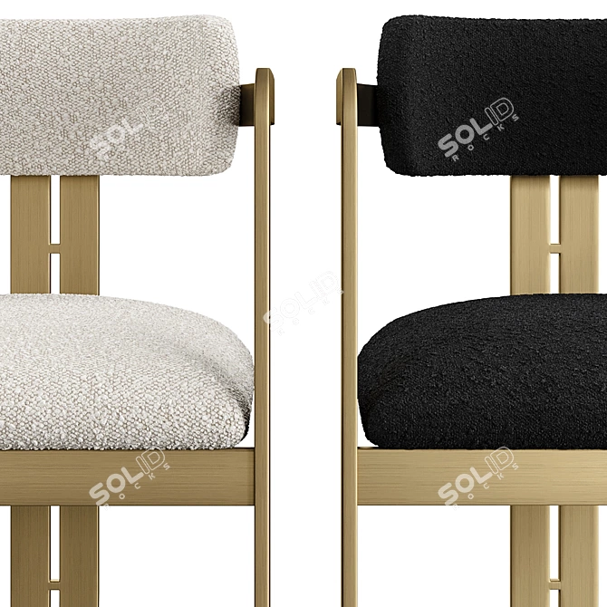 Eichholtz Donato Chairs Set 3D model image 2