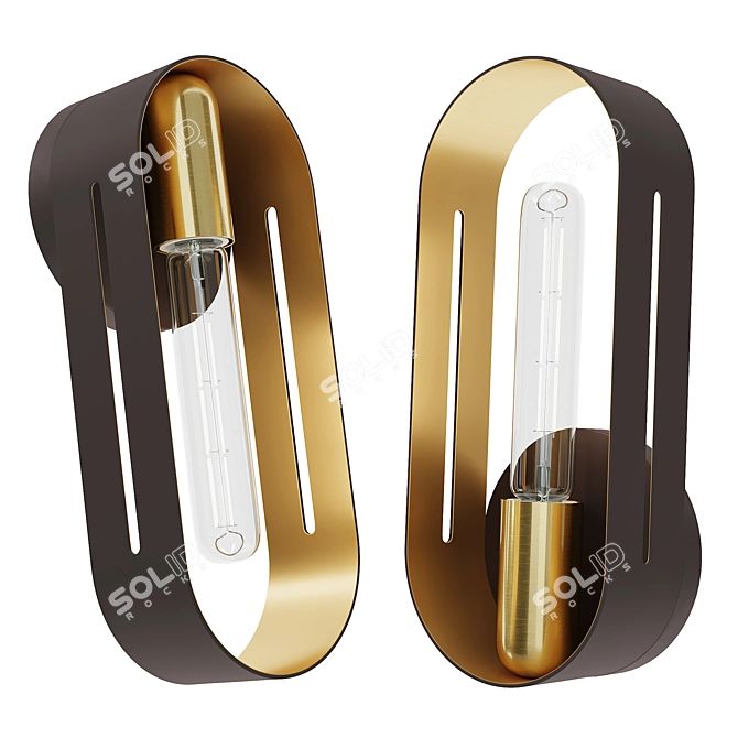 Ravena Wall Sconce: Modern Elegance 3D model image 3