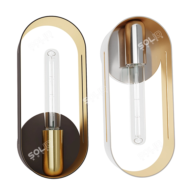 Ravena Wall Sconce: Modern Elegance 3D model image 5