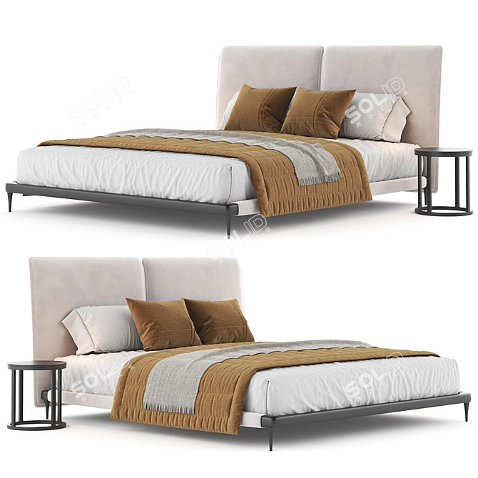 ADA Bed Collection 3D Model 3D model image 1