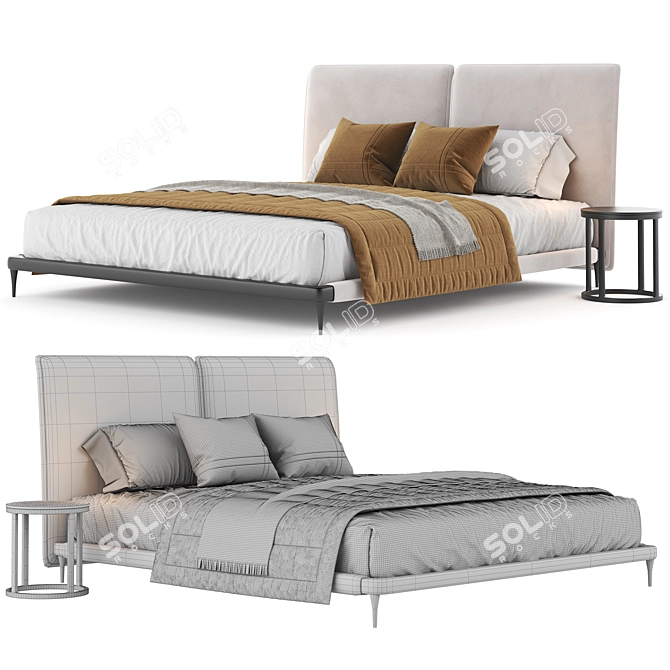 ADA Bed Collection 3D Model 3D model image 2