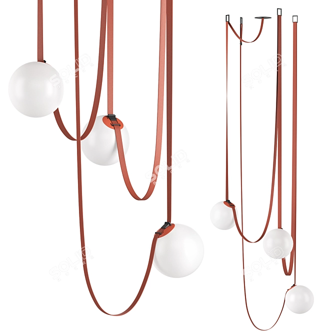 Vibia Spheres Lighting Fixture 3D model image 1