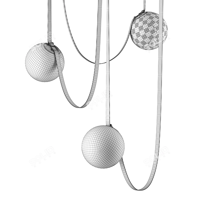 Vibia Spheres Lighting Fixture 3D model image 7