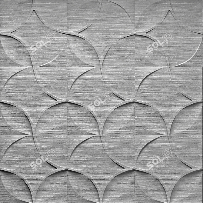  Hedonism Muslim Wall Panel 3D model image 1