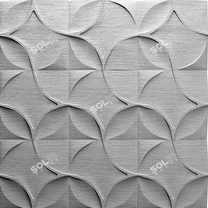  Hedonism Muslim Wall Panel 3D model image 5